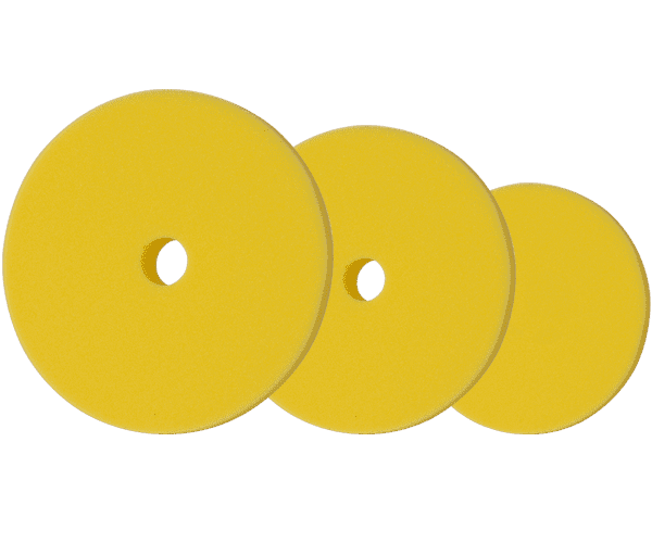 Premium Medium Cut Foam Pad Yellow 7 Inch