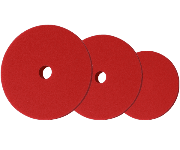 Premium Heavy Cut Foam Pad Red 6 Inch