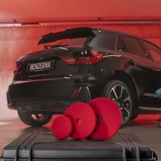 Premium Heavy Cut Foam Pad Red 7 Inch